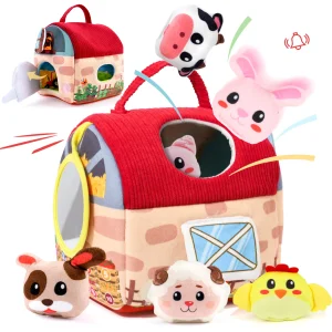 Soft Fabric Farm Barn Toy