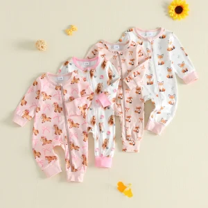 Fall inspired long sleeve onesies